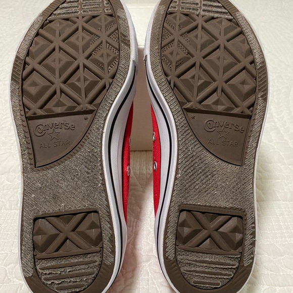 Converse All Star Red Canvas Sneakers - Picture 8 of 8